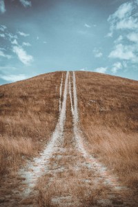 redonner du sens à sa vie comme on marcherait sur ce chemin de campagne, vers le sommet de la butte, un pas à la fois